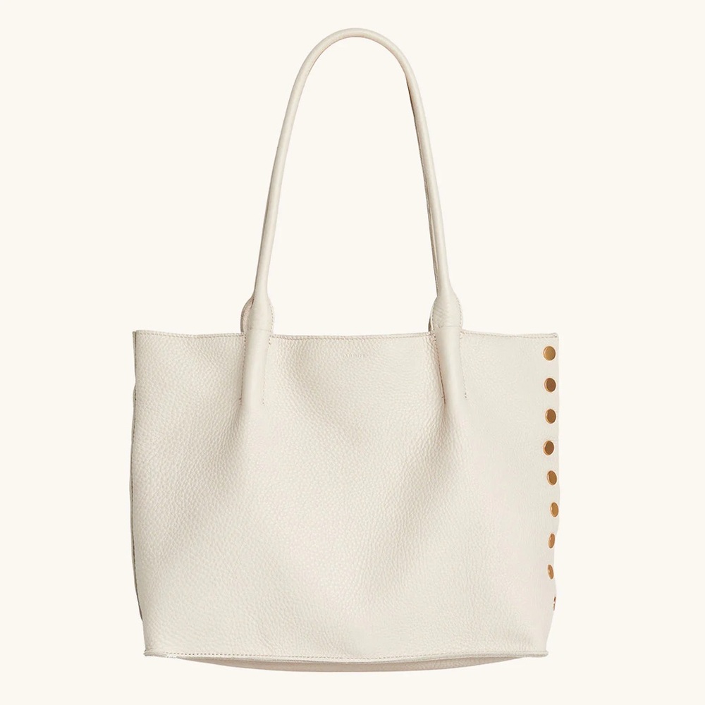 Hammitt White Calla Lily Large Oliver Zip Shoulder Bag